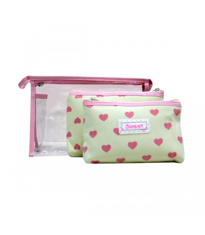 ESTUCHE P/MAQ.3PCS J27894 CORAZON SWEET