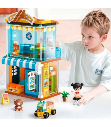 JGO.DIDACTICO BLOCKS 122PCS 1816 COFFEE SHOP
