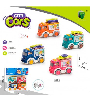 SAC.CAMION 4PCS 2635-4 CITY CAR