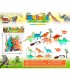 SAC.DINOSAURIO ANIMAL 6PCS C/HUEVO 6153