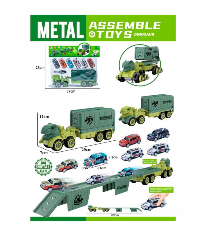 SAC.CAMION DINO C/6AUTOS CXL900-223
