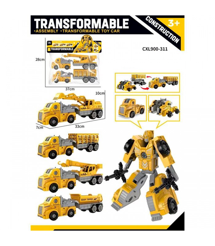 SAC.CAMION 2PCS TRANSFORMABLE CXL900-311