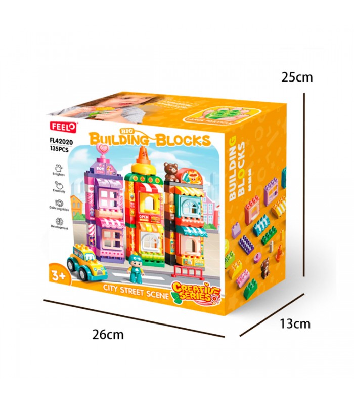 JGO.DIDACTICO 135PCS CITY STREET FL42020