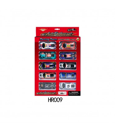 CJ.AUTO COLECCION 10PCS HR009 RACING TEAM