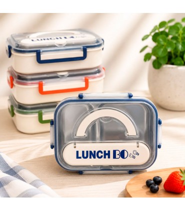MARMITA INOX 1000ML C/ALZA J25752 LUNCH BO 2LUGAR