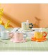 TAZA D/PORCELANA C/PLATITO J28426