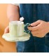 TAZA D/PORCELANA C/PLATITO J28426