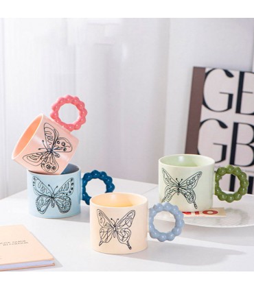 TAZA D/PORCELANA MARIPOSA J28423/XHB-1024