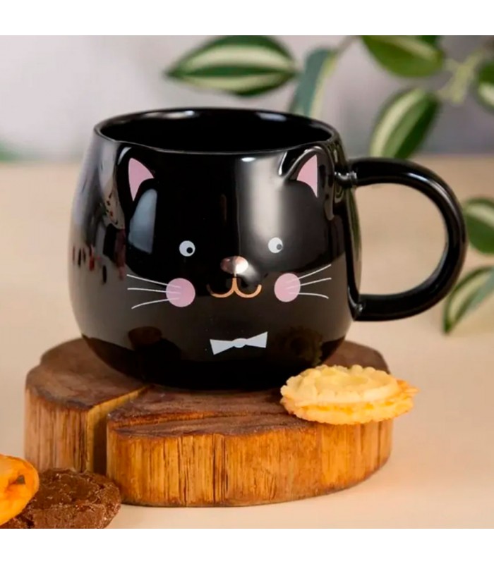 TAZA D/PORCELANA GATO J28418