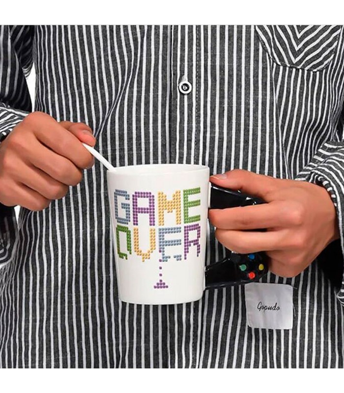 TAZA D/PORCELANA GAME OVER J28421
