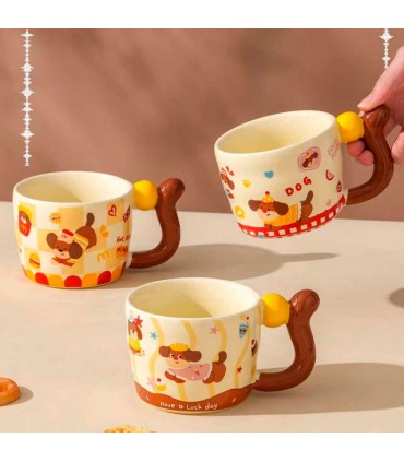 TAZA D/PORCELANA PERRO J28417