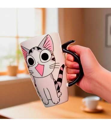 TAZA D/PORCELANA GATO J28424