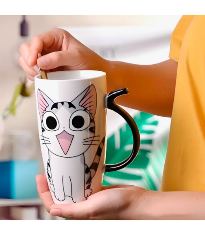 TAZA D/PORCELANA GATO J28424