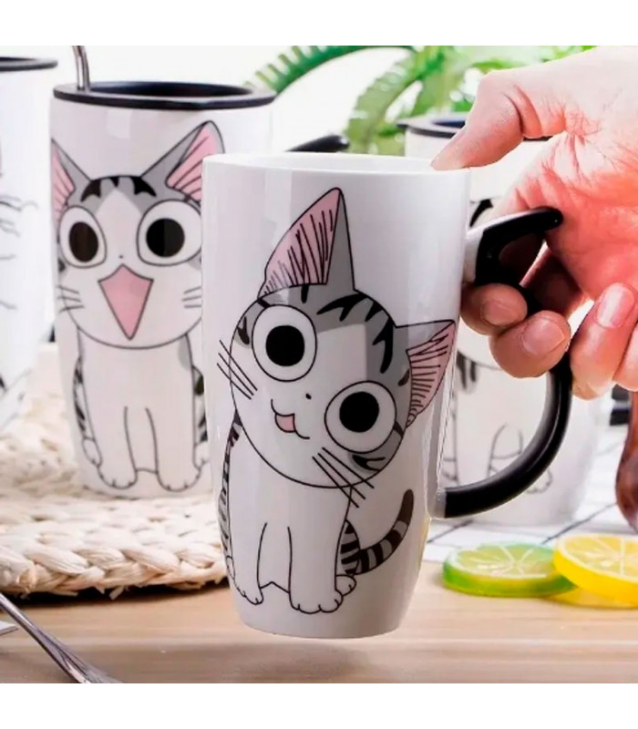 TAZA D/PORCELANA GATO J28424