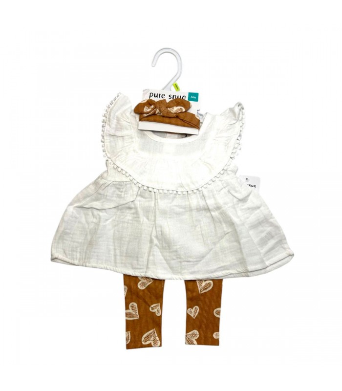 ROPA P/BEBE C/VINCHA J27923