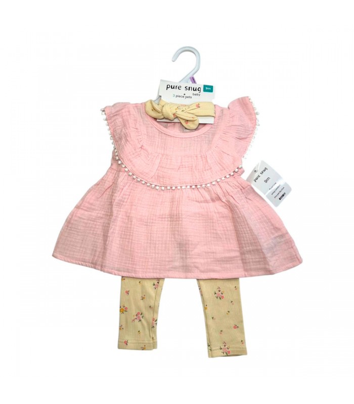 ROPA P/BEBE C/VINCHA J27923