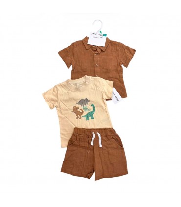 ROPA P/BEBE 3PCS J27927 WAVES