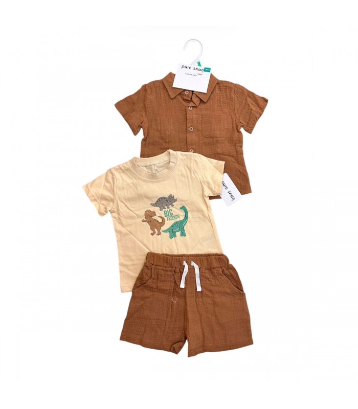 ROPA P/BEBE 3PCS J27927 WAVES