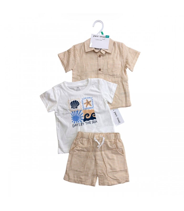 ROPA P/BEBE 3PCS J27927 WAVES