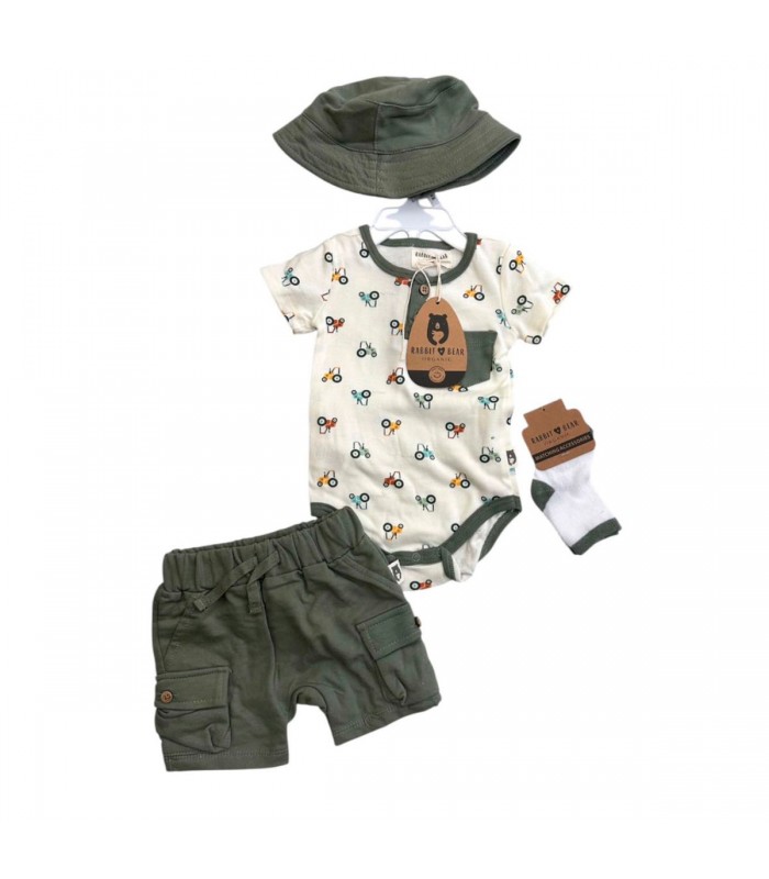 ROPA P/BEBE C/KEPI/MEDIA J27917