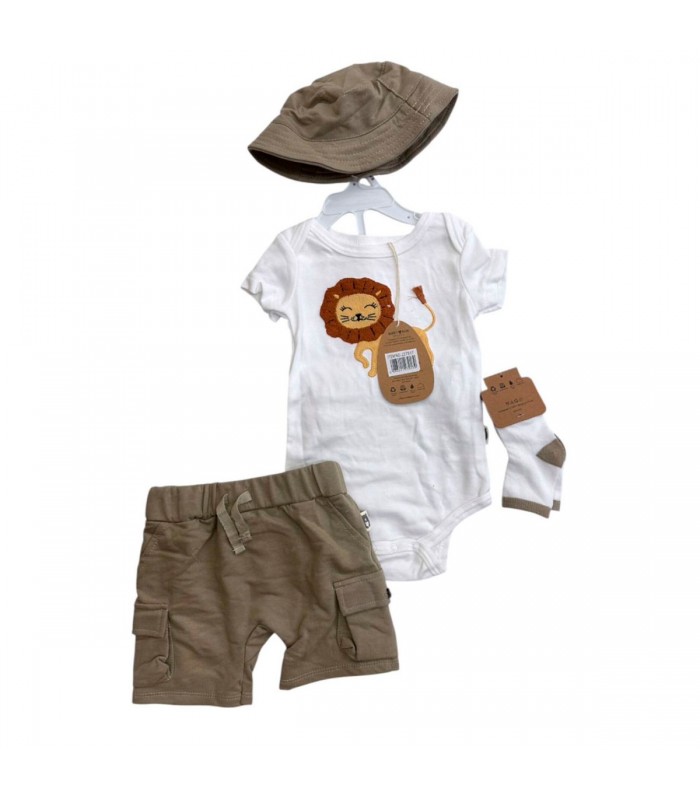 ROPA P/BEBE C/KEPI/MEDIA J27917