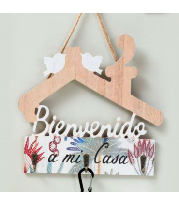 PORTA LLAVE CASA BIENVENIDO.J27854 22X24