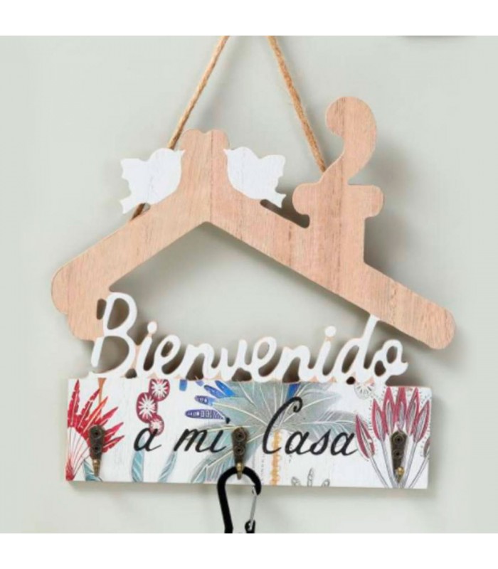PORTA LLAVE CASA BIENVENIDO.J27854 22X24