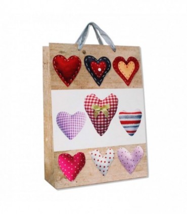 BOLSA P/REGALO GDE.CORAZON J19954/HP-656L