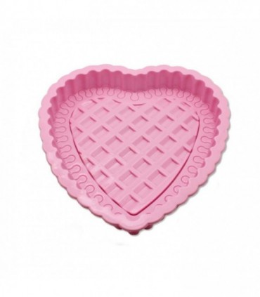 MOLDE D/SILICONA CORAZON J20671/24X22.5X3CM