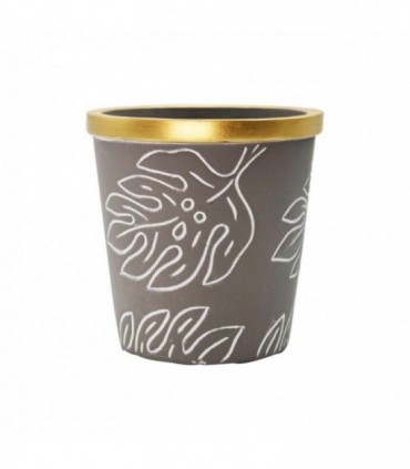 FLORERO D/CEMENTO J20591 HOJAS