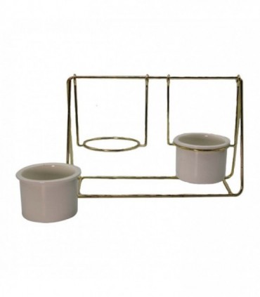 FLORERO C/SOPORTE METAL 2PCS J20724/J20725