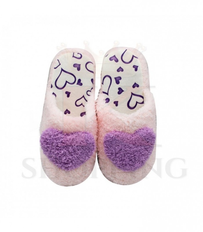 PANTUFLA PELUDO 36-41 C/CORAZON J22101