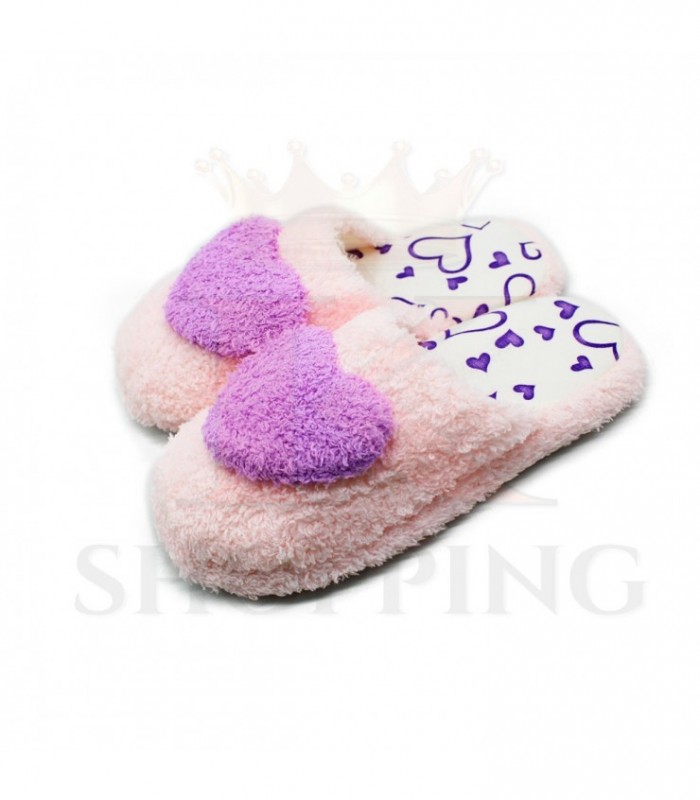 PANTUFLA PELUDO 36-41 C/CORAZON J22101