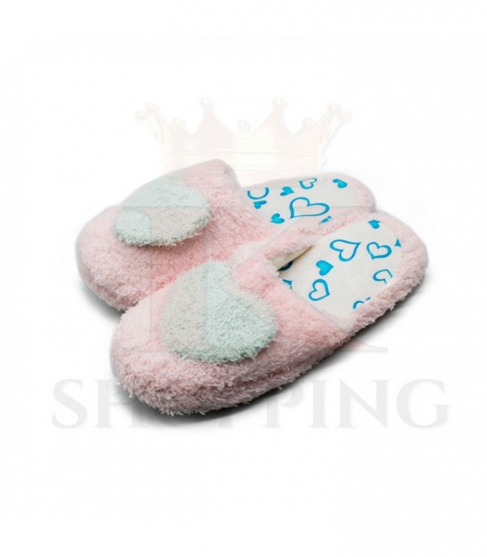 PANTUFLA PELUDO 36-41 C/CORAZON J22101
