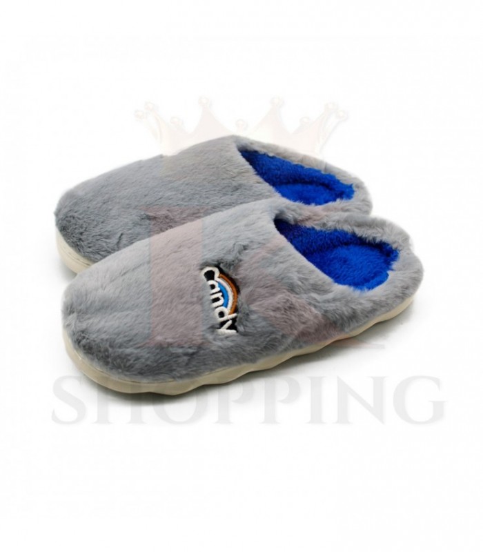 PANTUFLA ADULTO 38-45 J22972 PELUDO CANDY