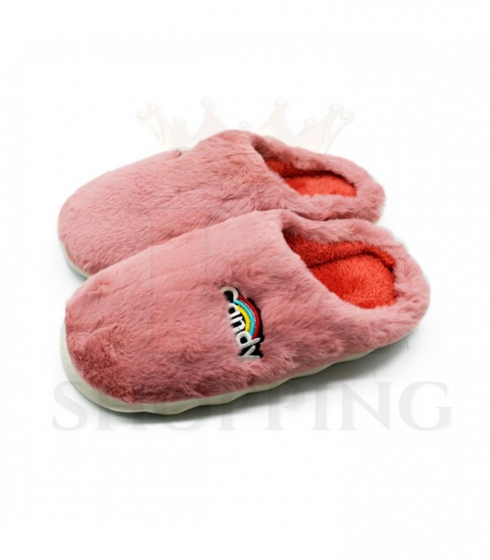 PANTUFLA ADULTO 38-45 J22972 PELUDO CANDY