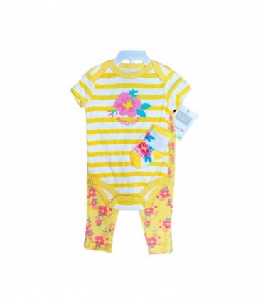 ROPA P/BEBE MANGA CORTA C/MEDIA J25318