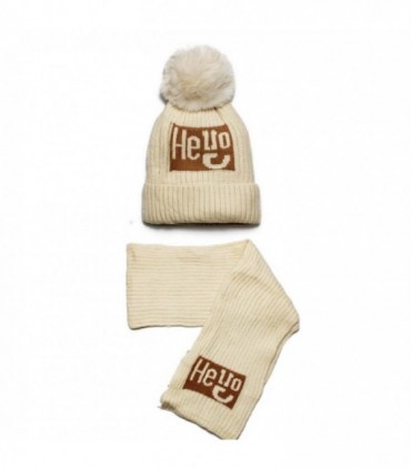 GORRA C/BUFANDA INF.HELLO J25683