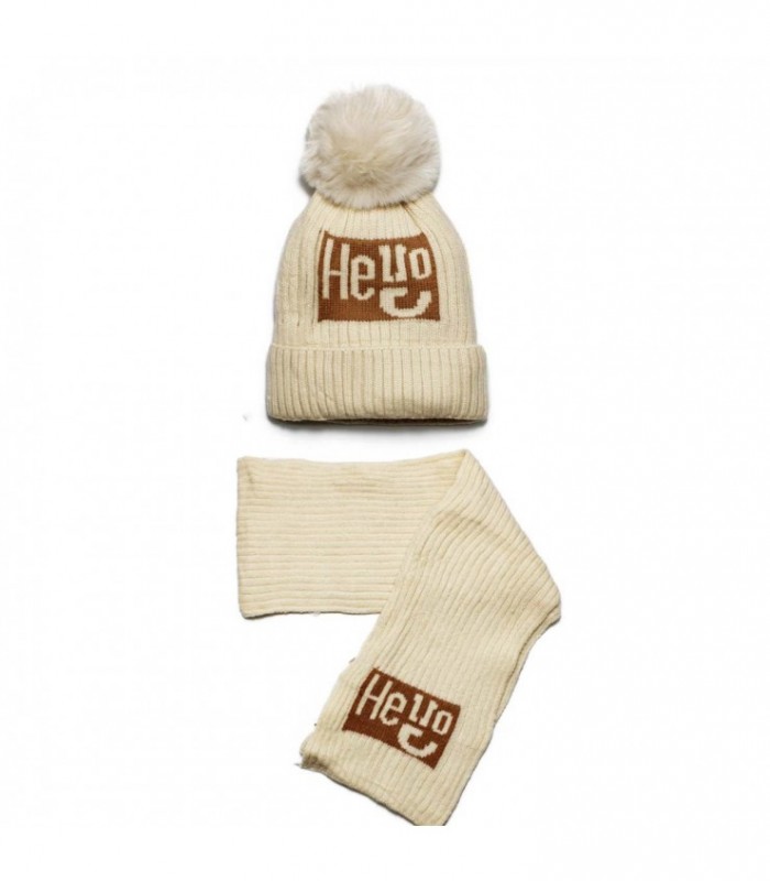 GORRA C/BUFANDA INF.HELLO J25683