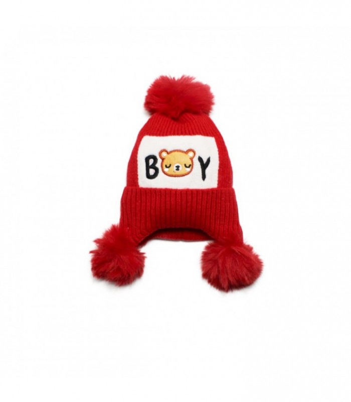 GORRA INF.BOY C/POMPOM J25696