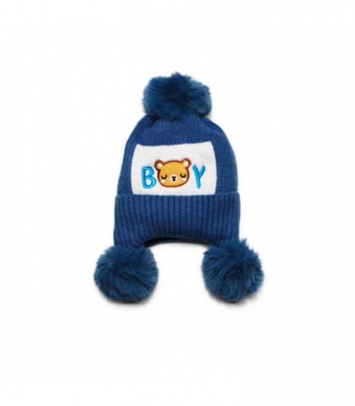 GORRA INF.BOY C/POMPOM J25696