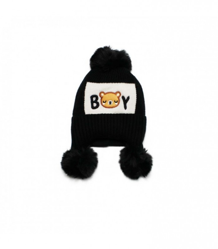 GORRA INF.BOY C/POMPOM J25696