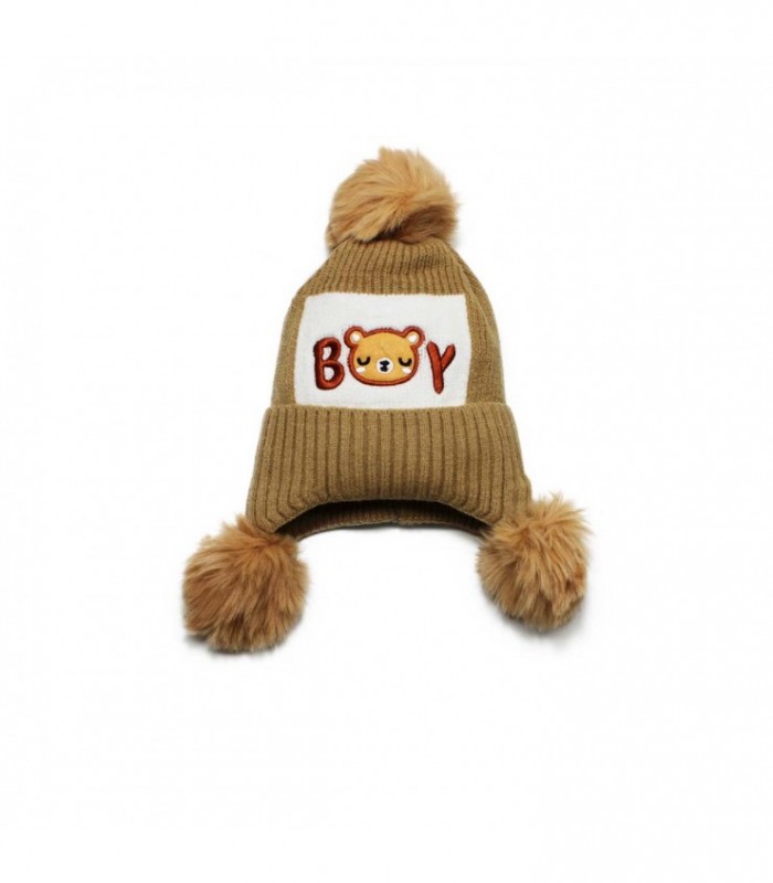GORRA INF.BOY C/POMPOM J25696