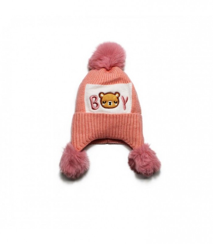GORRA INF.BOY C/POMPOM J25696