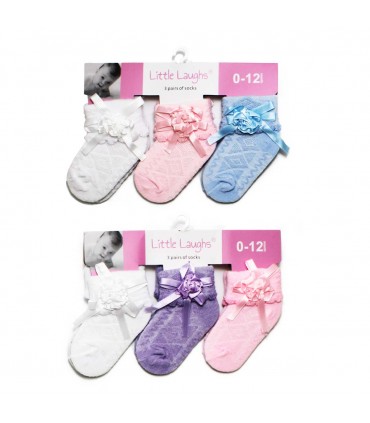 MEDIA P/BEBE 3PCS BOLADOS J24915/24914/LITTLE