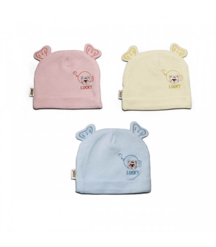 GORRA P/BEBE LUCKY J24932 C/OREJITAS