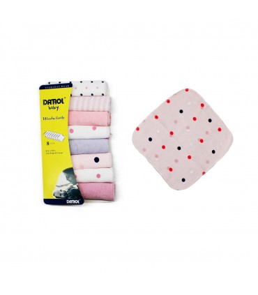 PAÑUELITO P/BEBE 8PCS ATOALLADO J24904