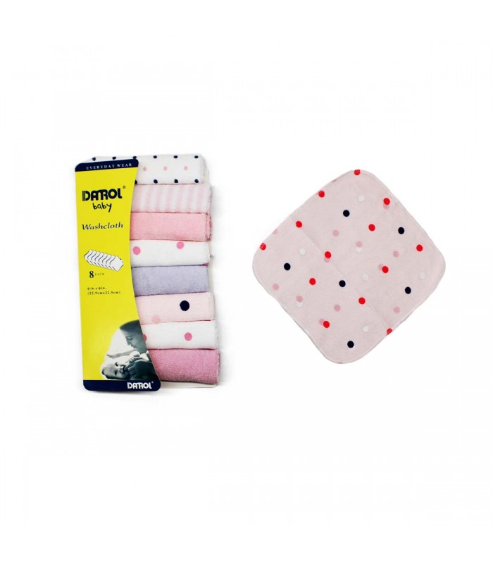 PAÑUELITO P/BEBE 8PCS ATOALLADO J24904