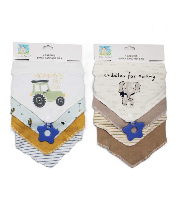 BABERO 4PCS C/MORDERDOR J25328