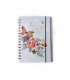 CUADERNO A5 C/GOMA FLORES J25371 80HJ